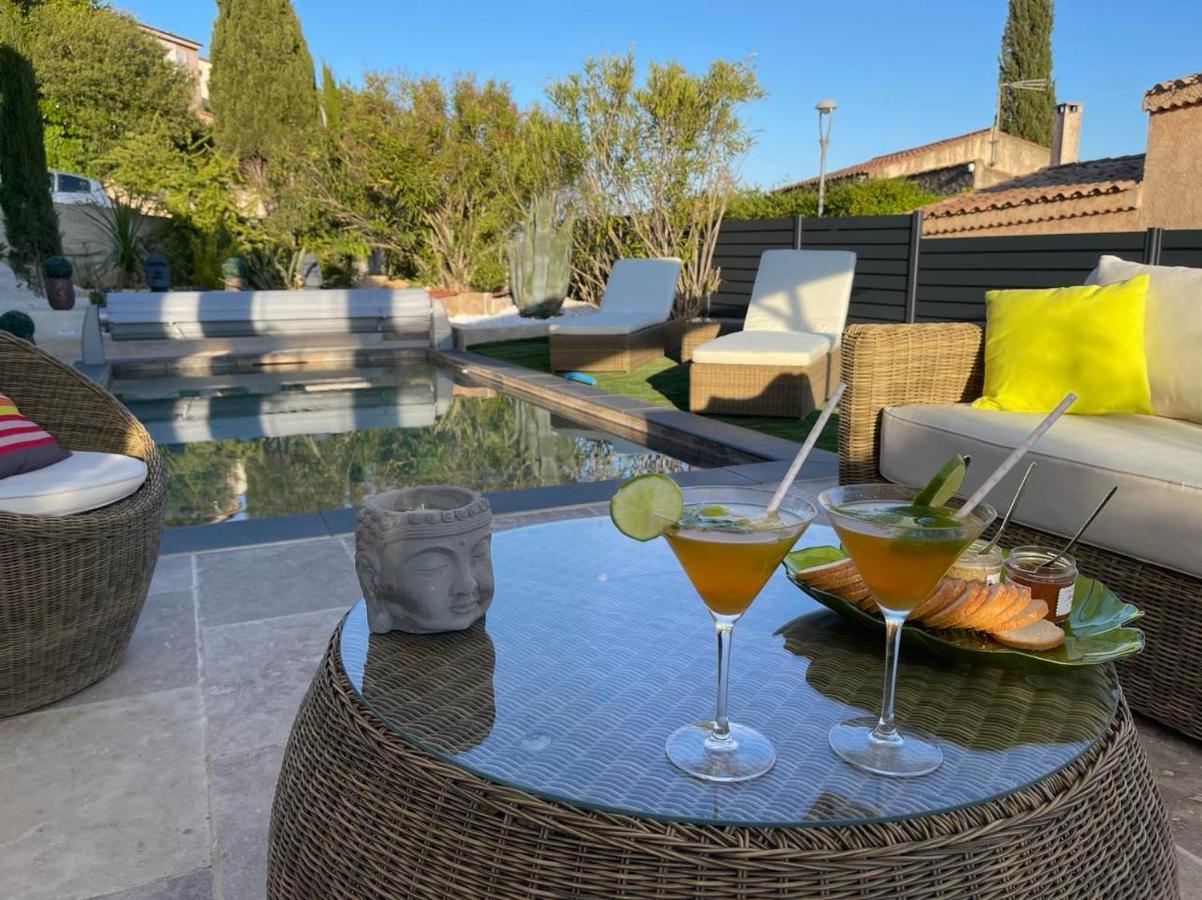 Casa Amor & Spa, Appartement Suite Jacuzzi & Piscine Chauffee Montfort-sur-Argens Buitenkant foto